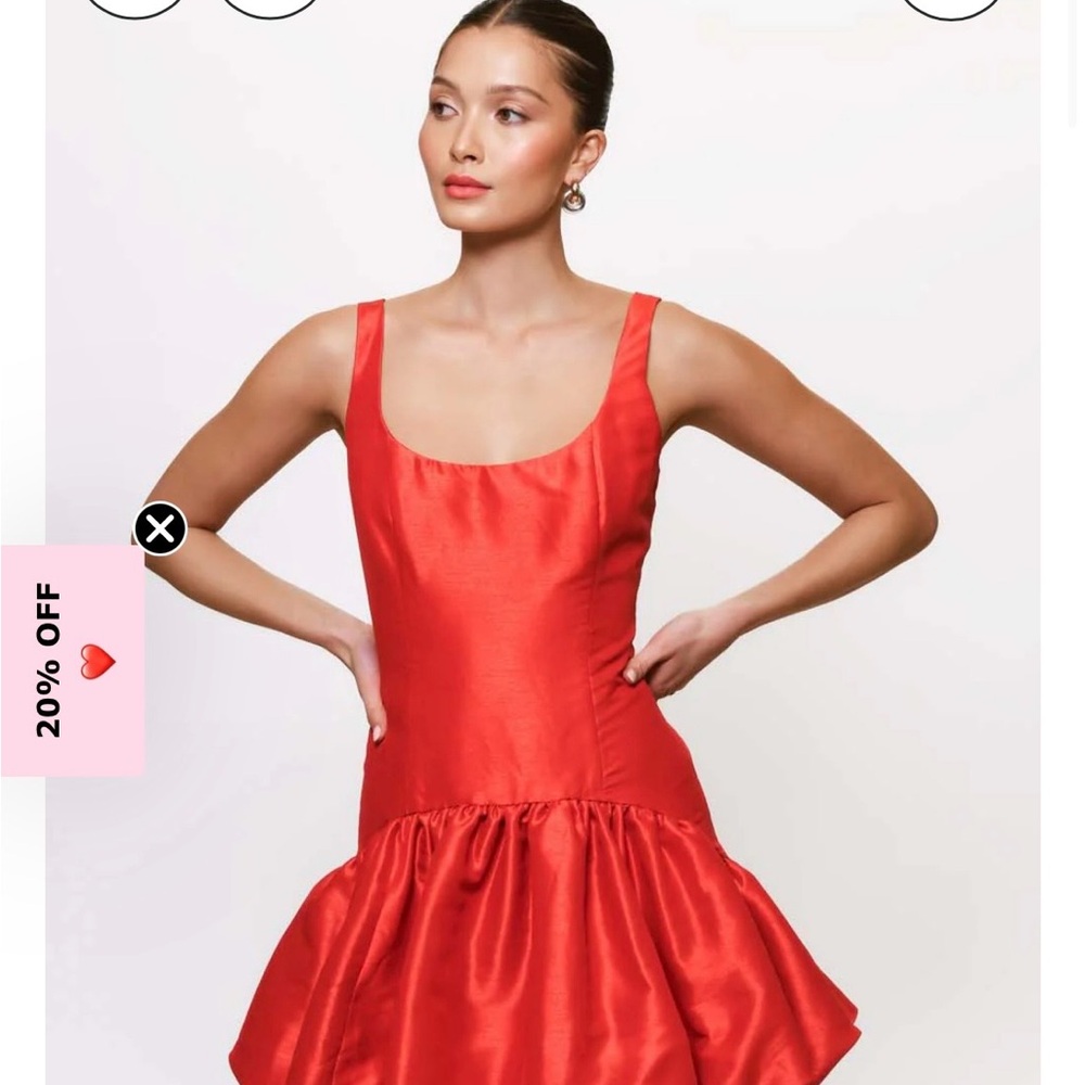 Hutch Red Mini Dress Size 0 NWT